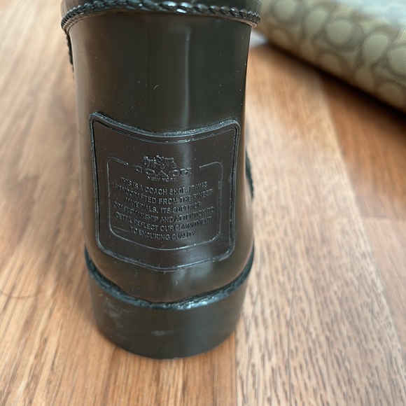 Authentic Coach Rain/Snow Boots w/ Lace up back - Picture 4 of 5